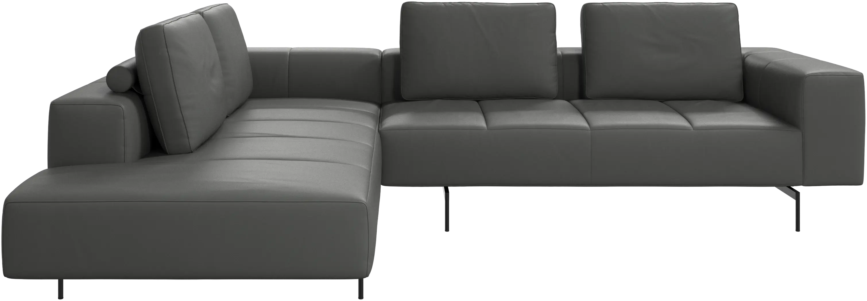 Amsterdam corner sofa with lounging unit