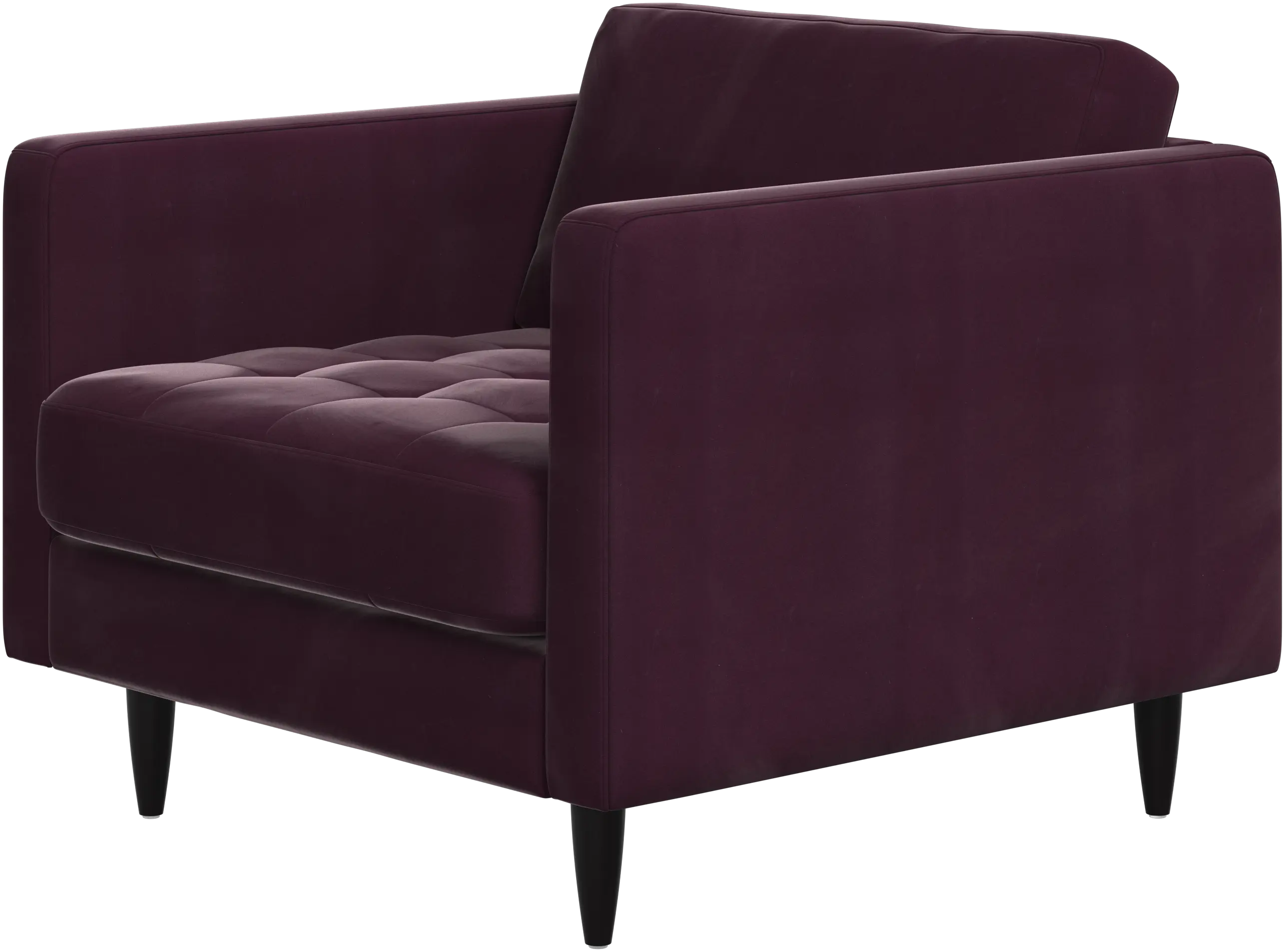 Osaka chair, tufted seat