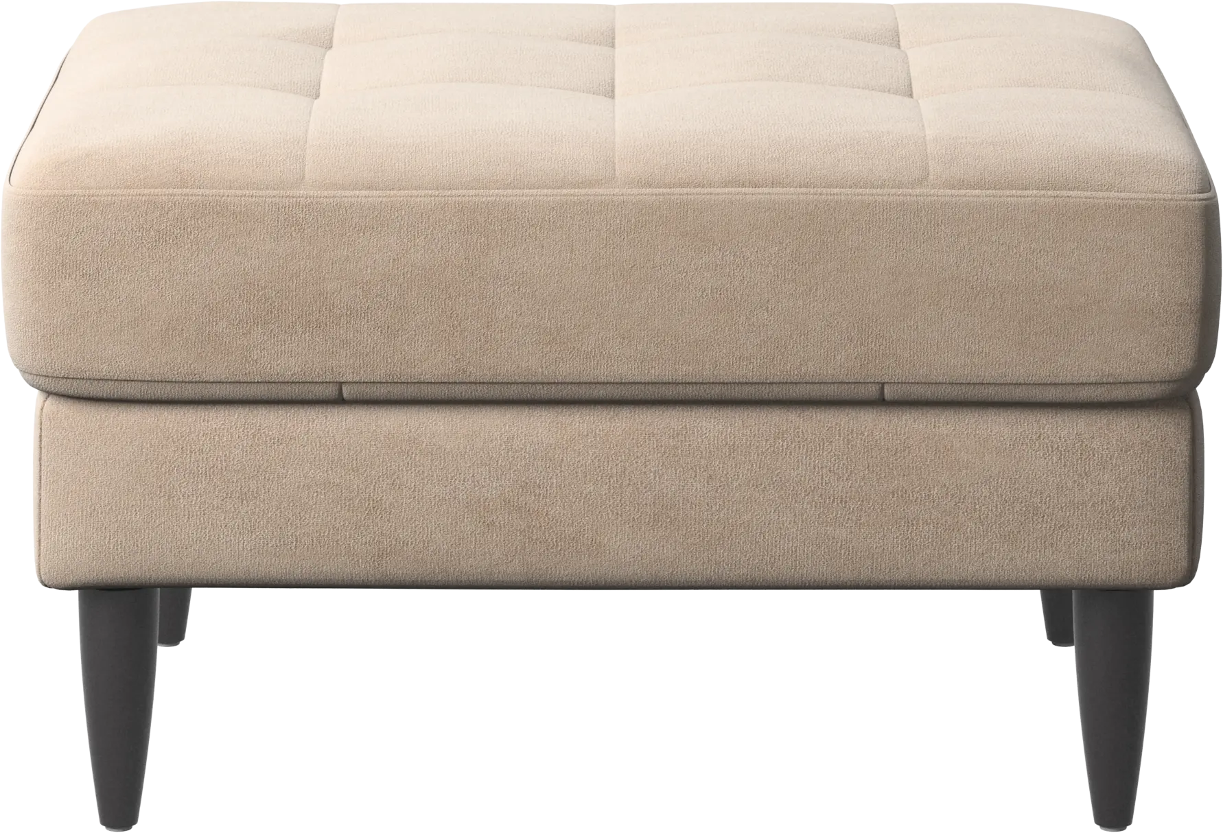 Osaka footstool, tufted seat