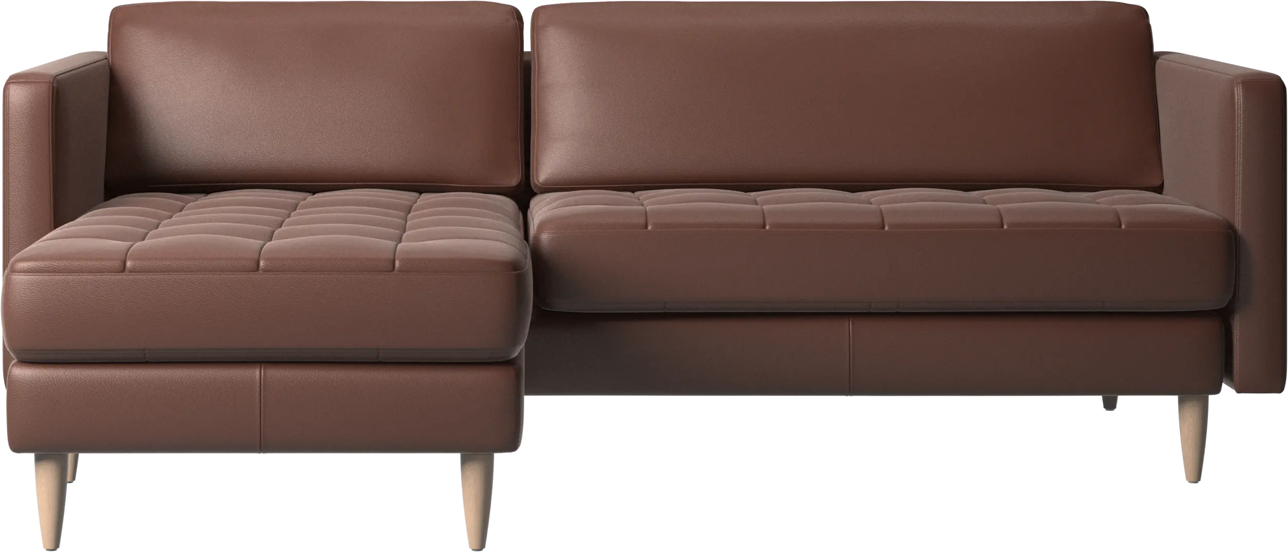 Osaka sofa with resting unit, tufted seat