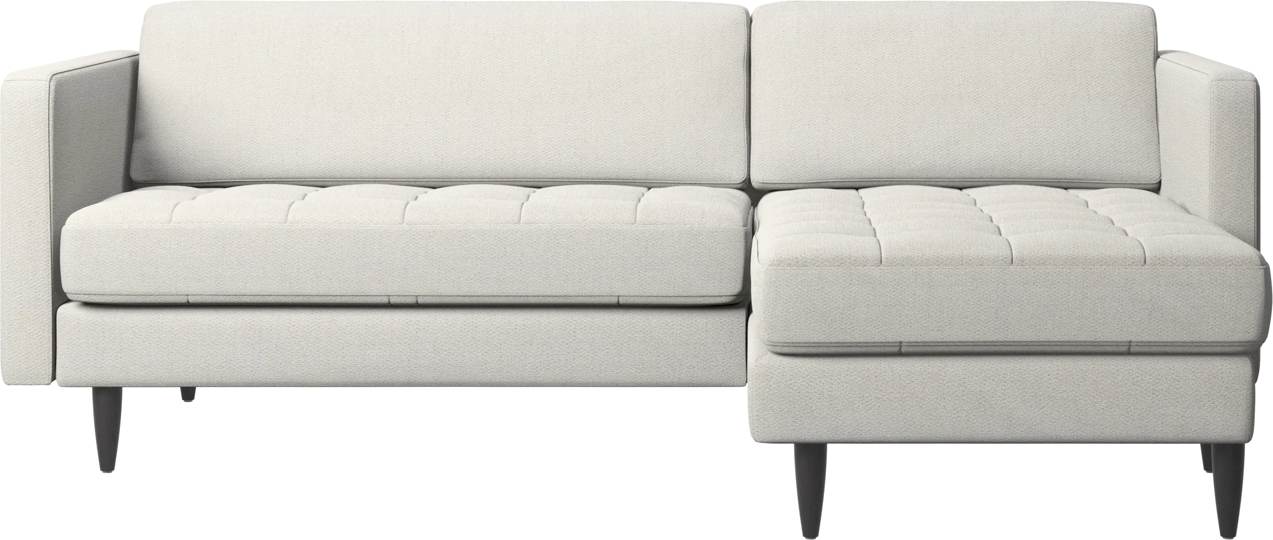Osaka sofa with resting unit, tufted seat