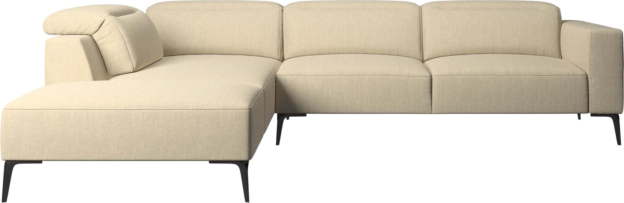 Zürich corner sofa with lounging unit