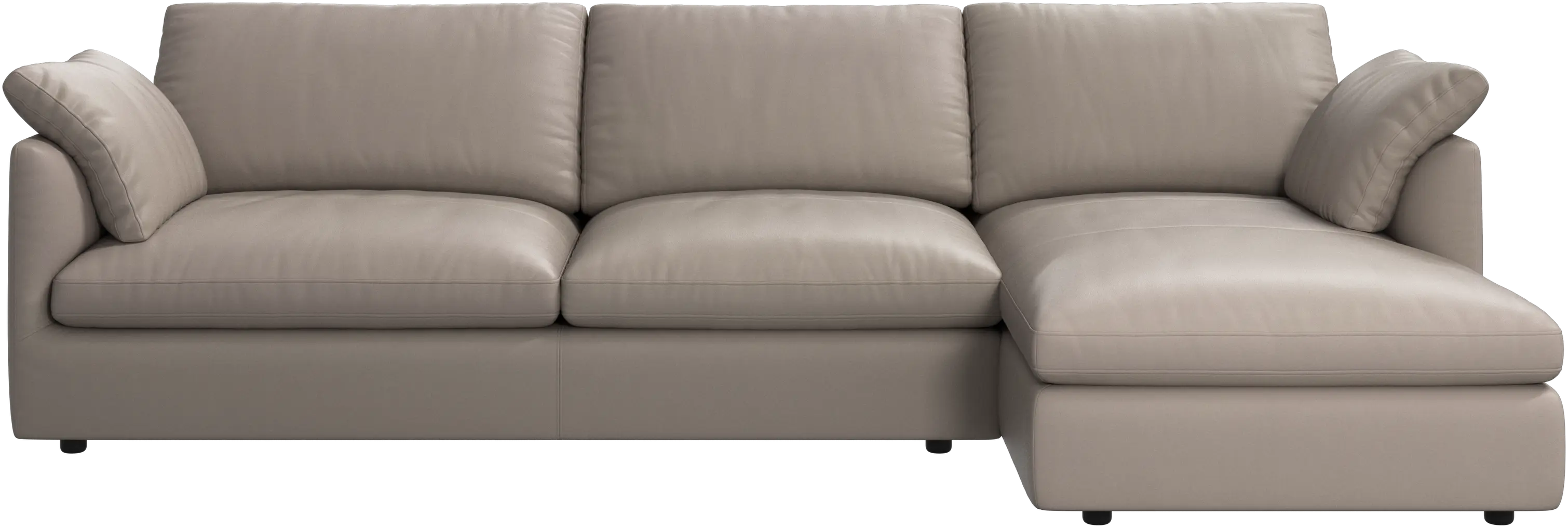 Milano sofa with chaise longue right