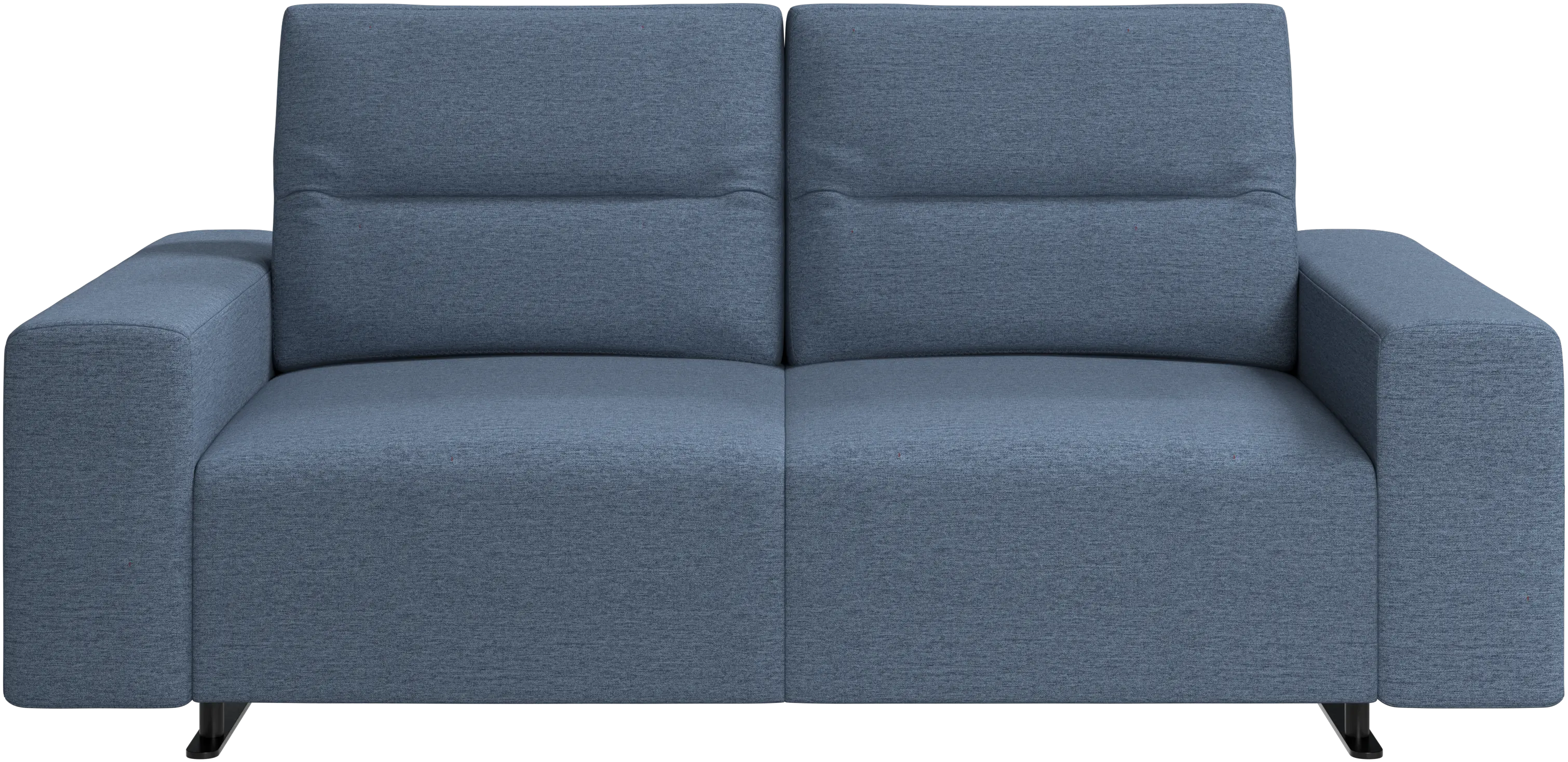 Hampton sofa with adjustable back and storage on the left side