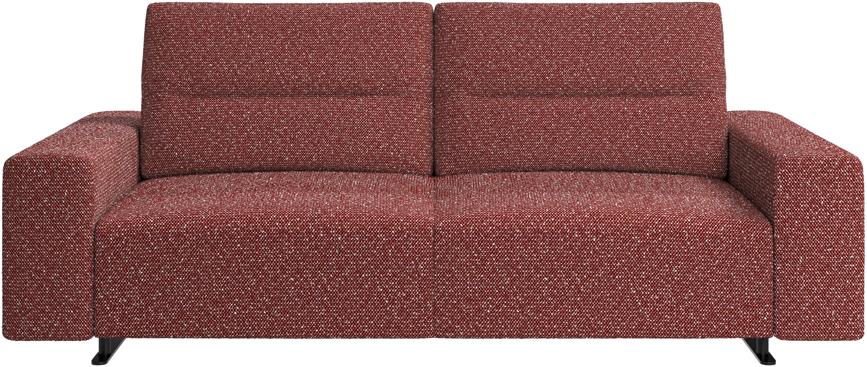 Hampton sofa with adjustable back and storage on the left side