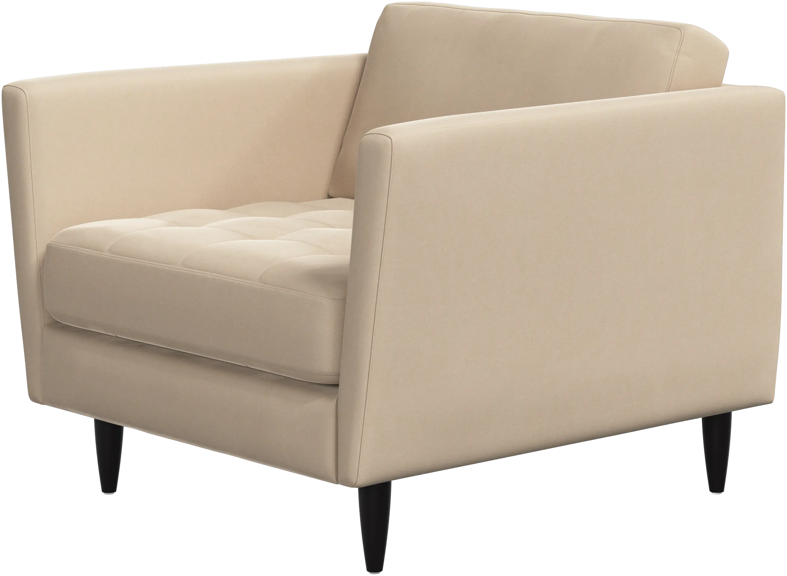 Osaka chair, tufted seat