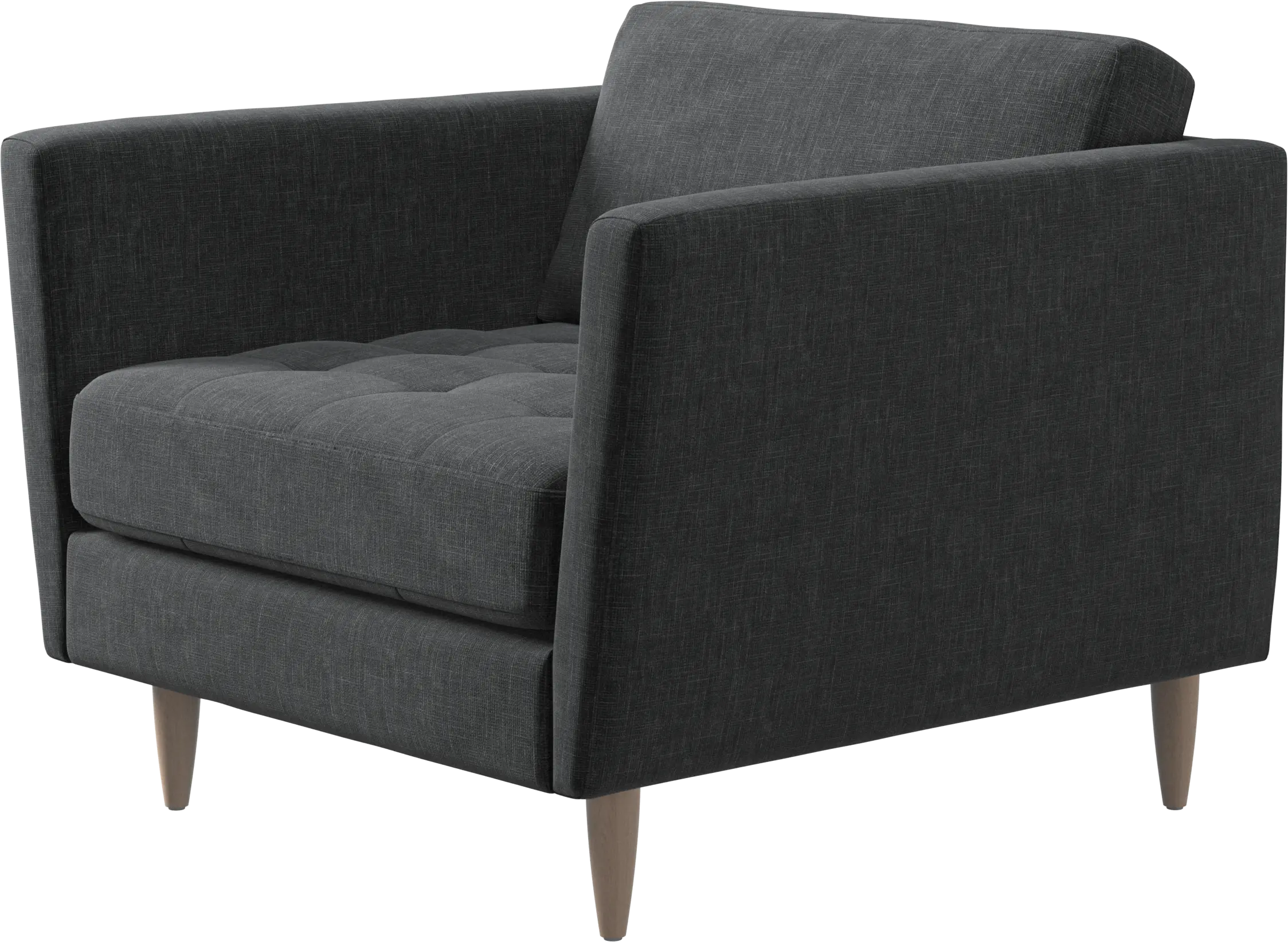 Osaka chair, tufted seat
