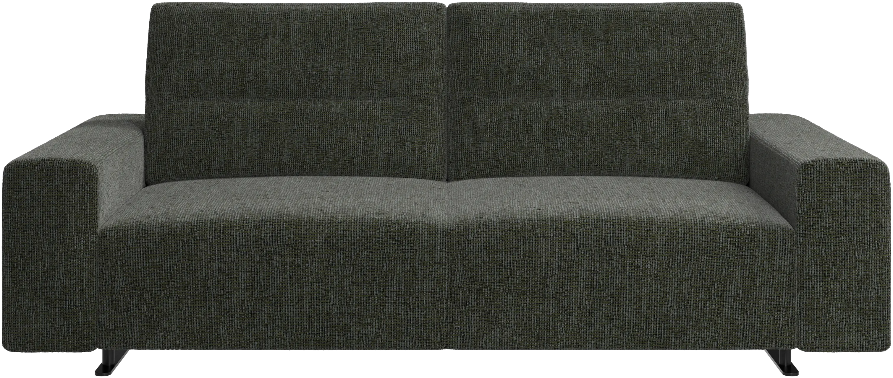 Hampton sofa with adjustable back and storage on the left side