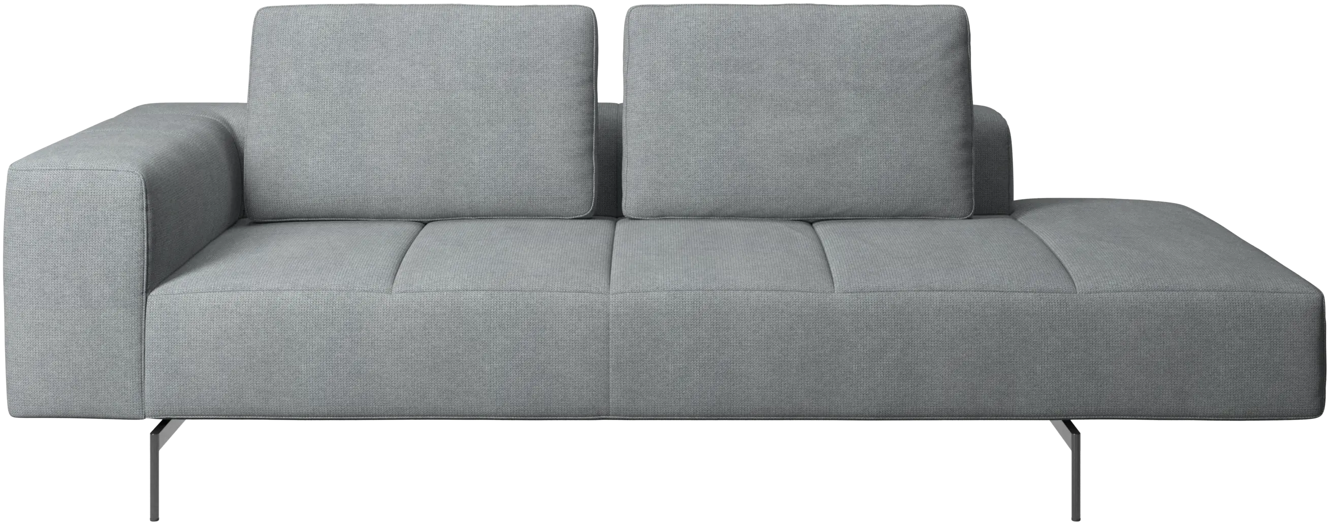 Amsterdam resting module for sofa, armrest left, open end right