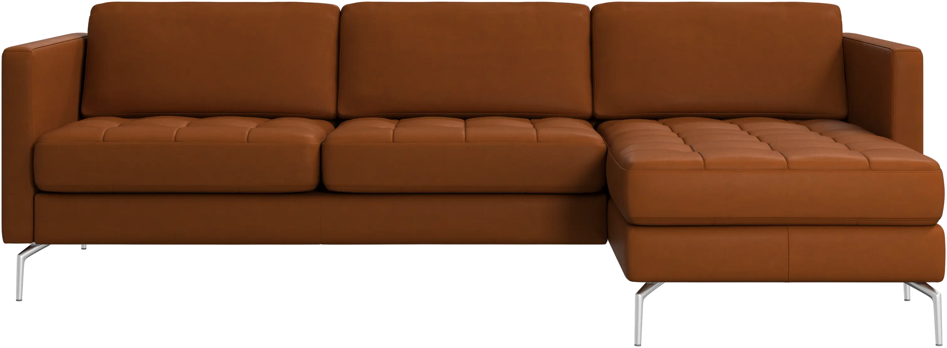 Osaka sofa with resting unit, tufted seat