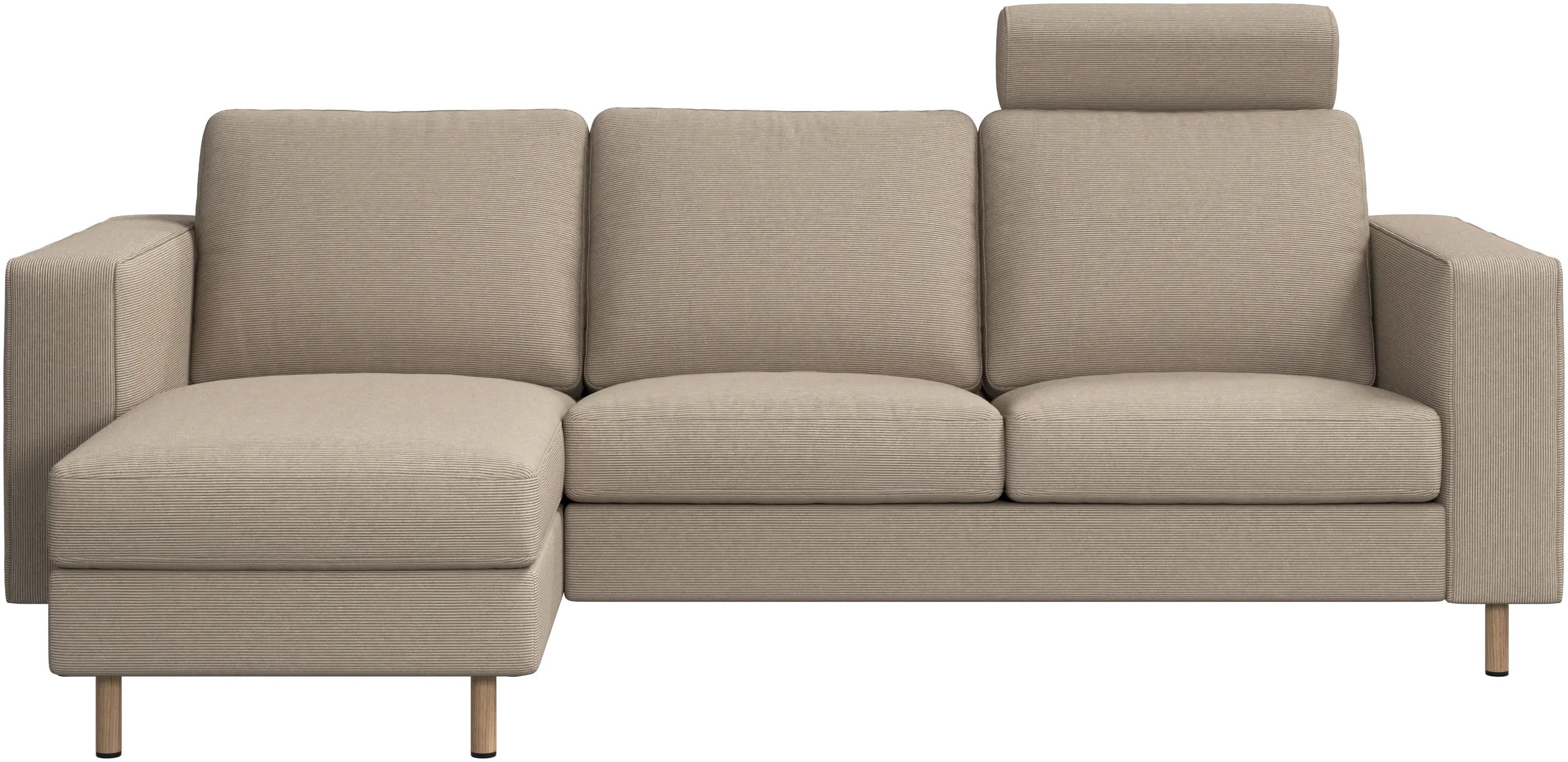 Indivi sofa with chaise longue left