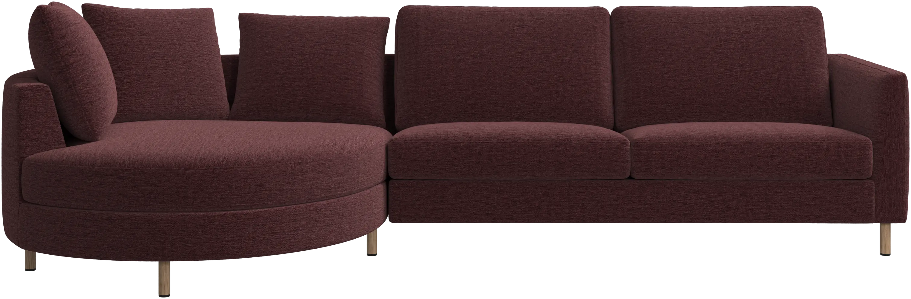 Indivi sofa with chaise longue left