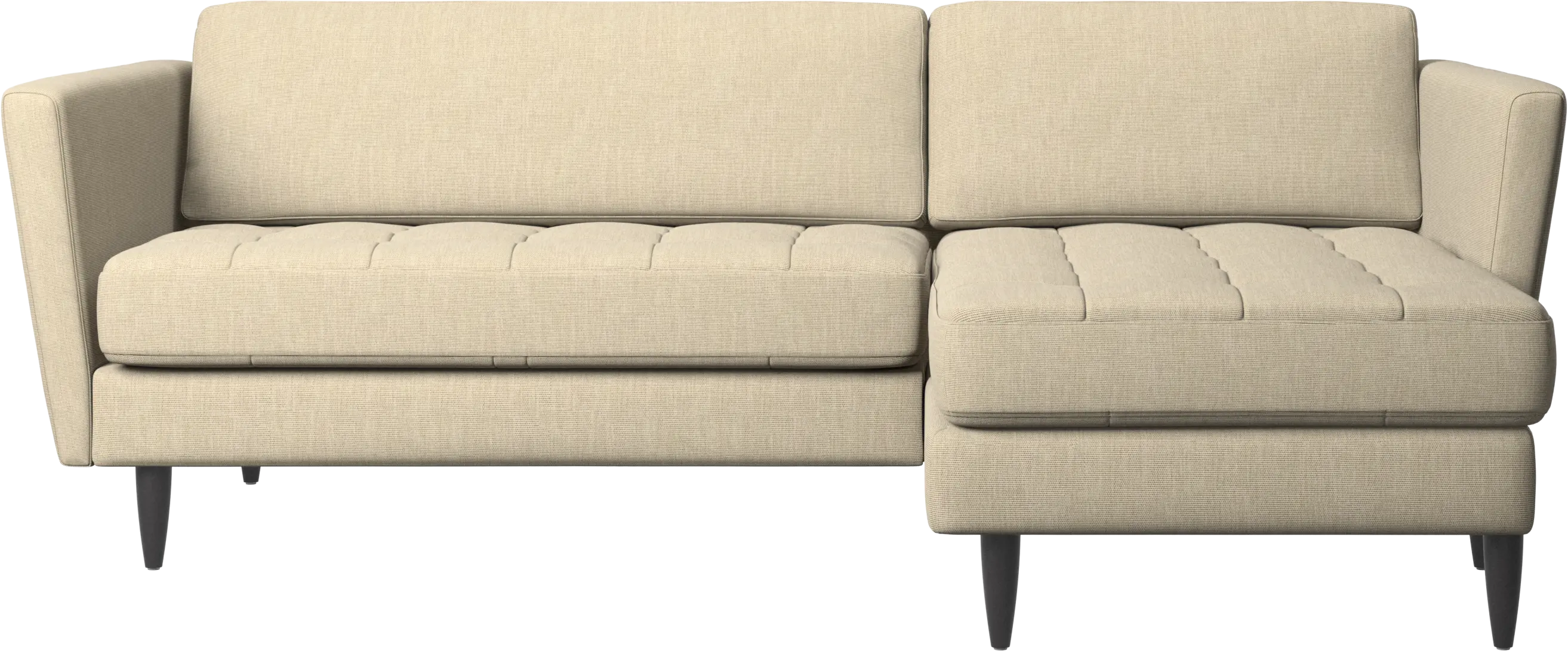 Osaka sofa with resting unit, tufted seat