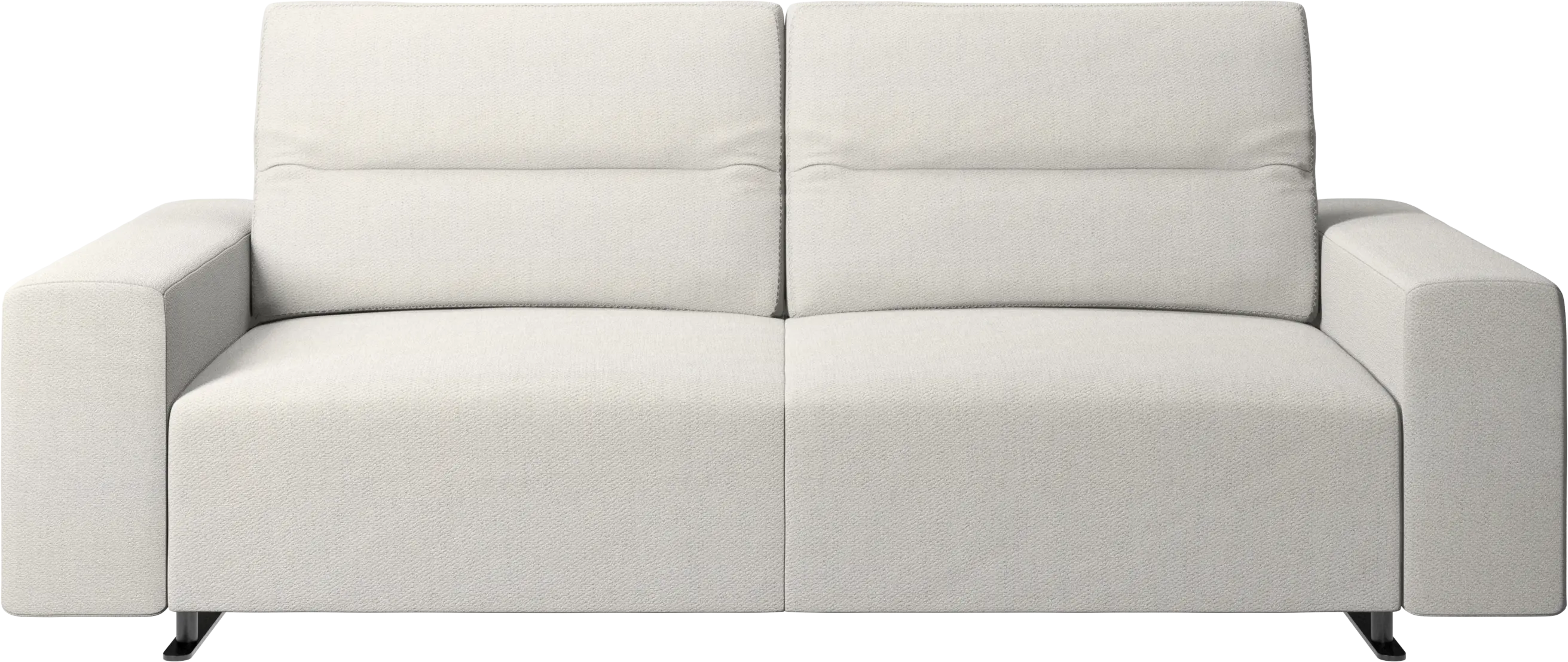 Hampton sofa with adjustable back and storage on the left side