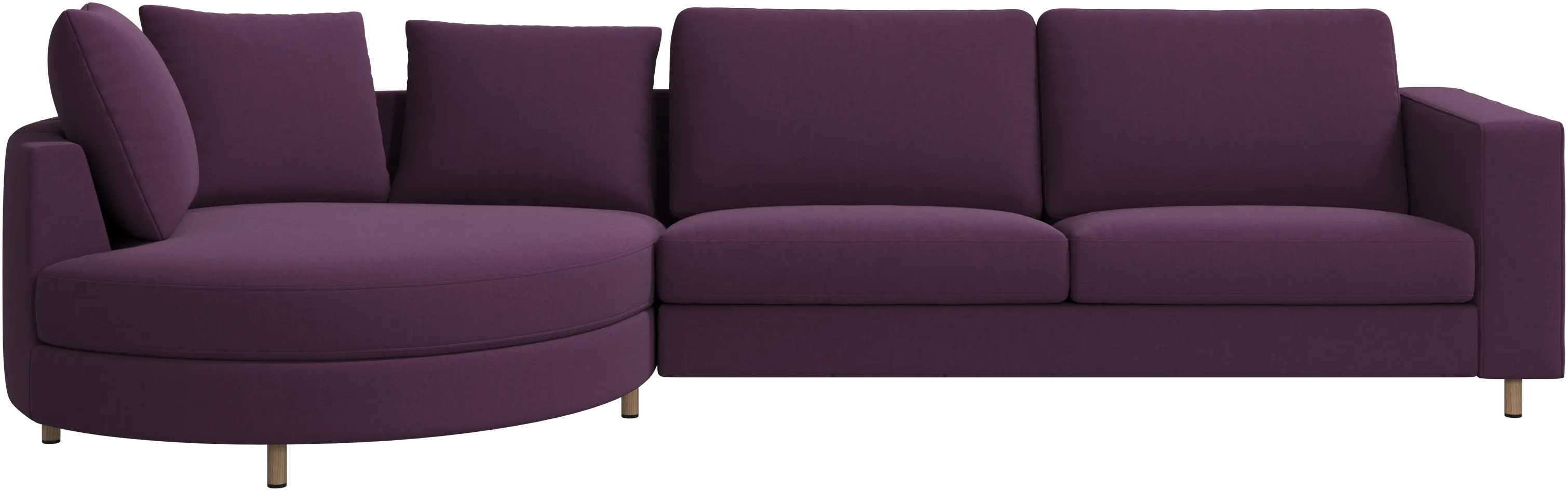Indivi sofa with chaise longue left