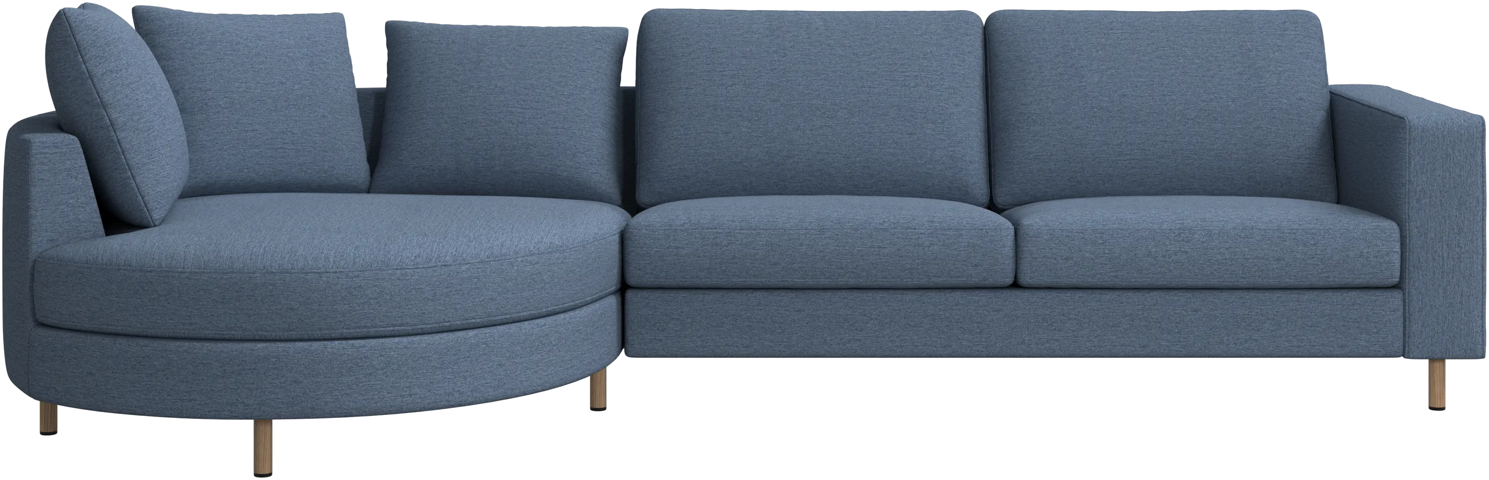 Sofá Indivi con módulo chaise-longue a la izquierda