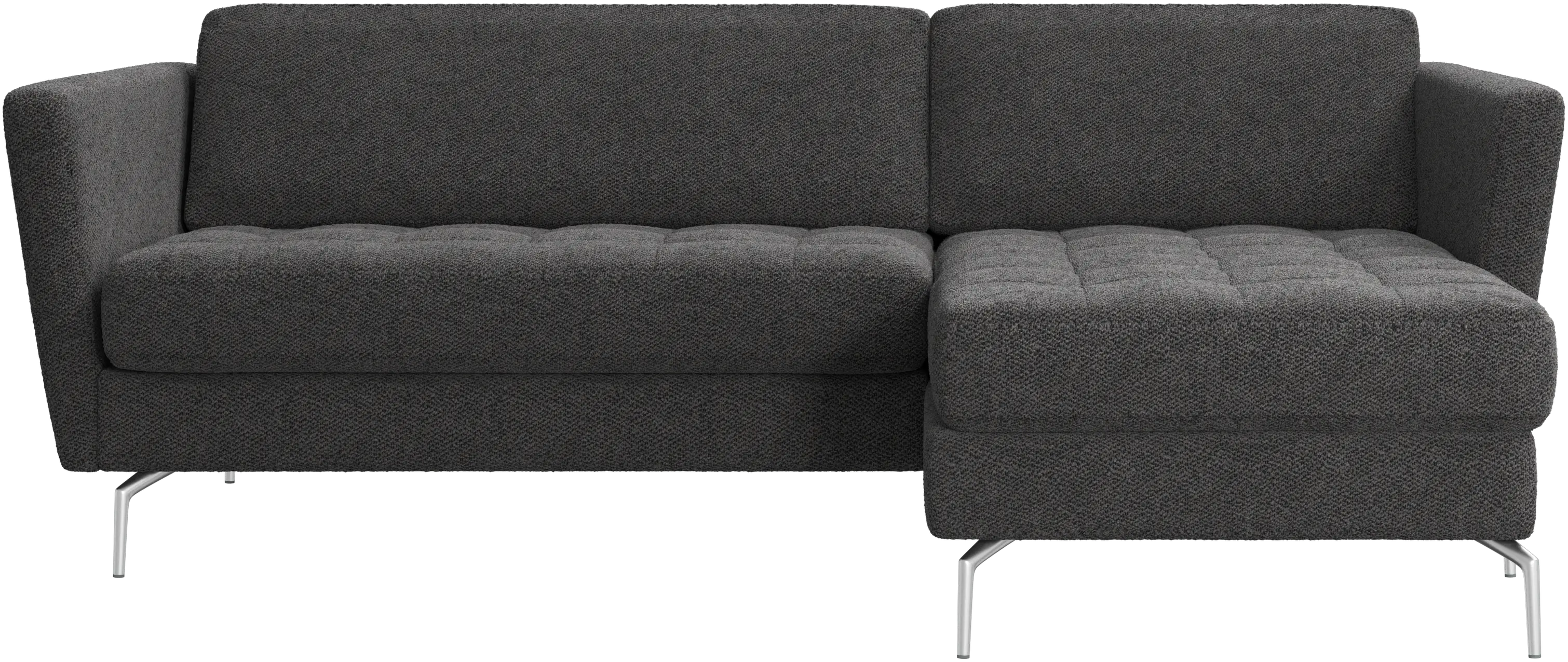 Osaka sofa with resting unit, tufted seat
