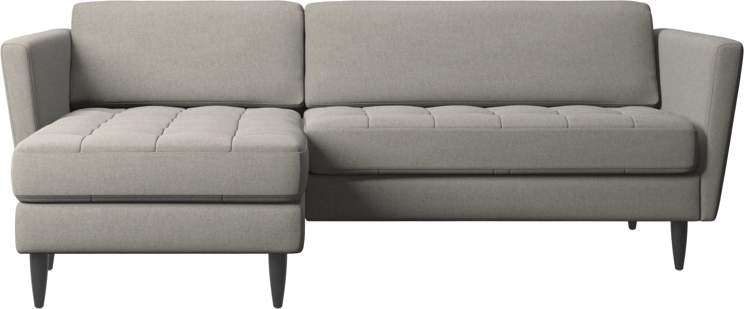 Osaka sofa with resting unit, tufted seat