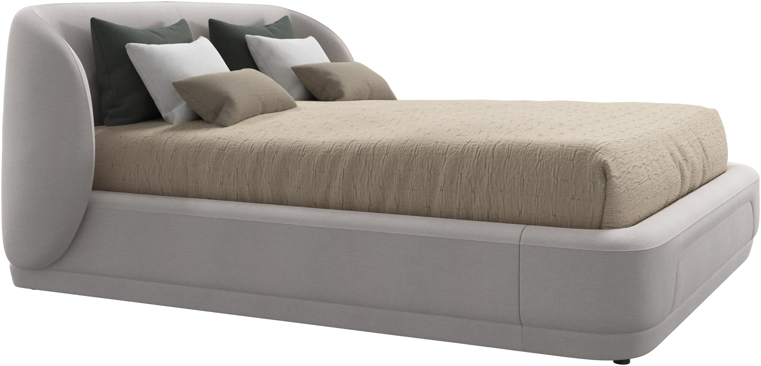 Bolzano bed with slats  - W160xL200cm