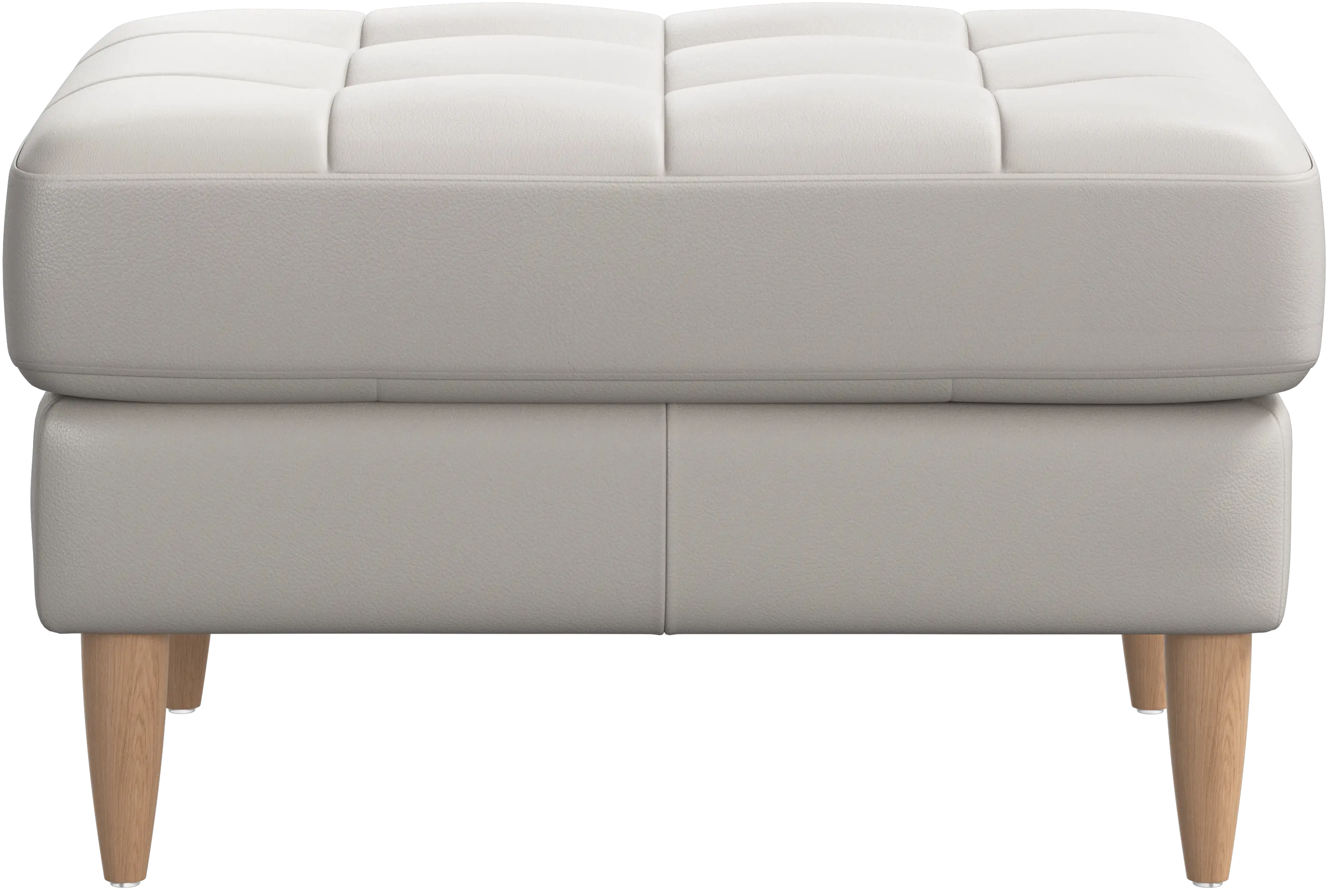 Osaka footstool, tufted seat