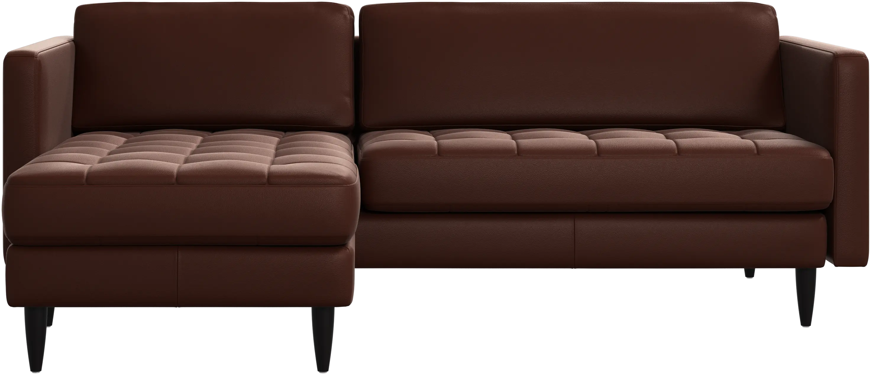 Osaka sofa with resting unit, tufted seat