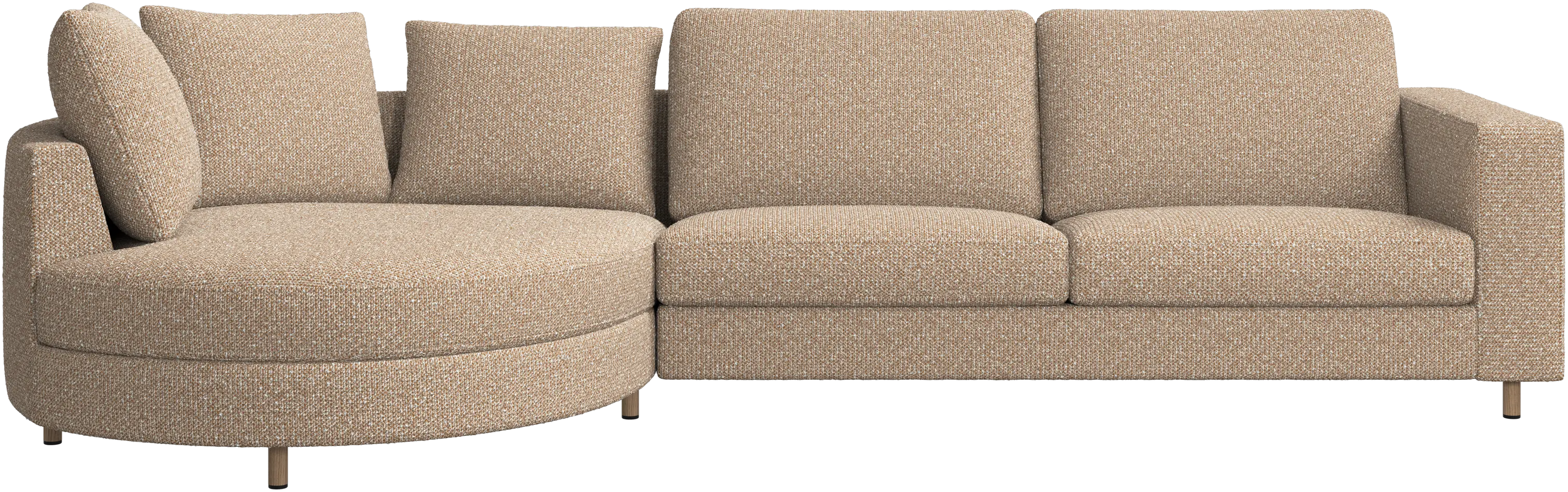 Indivi sofa with chaise longue left
