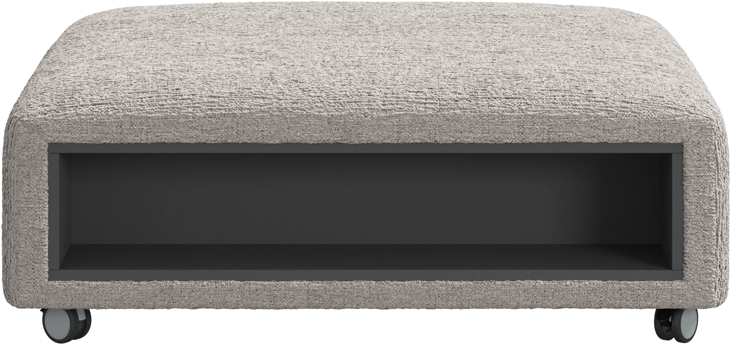 Hampton Pouf mit Rollen und Stauraum auf linker und rechter Seite