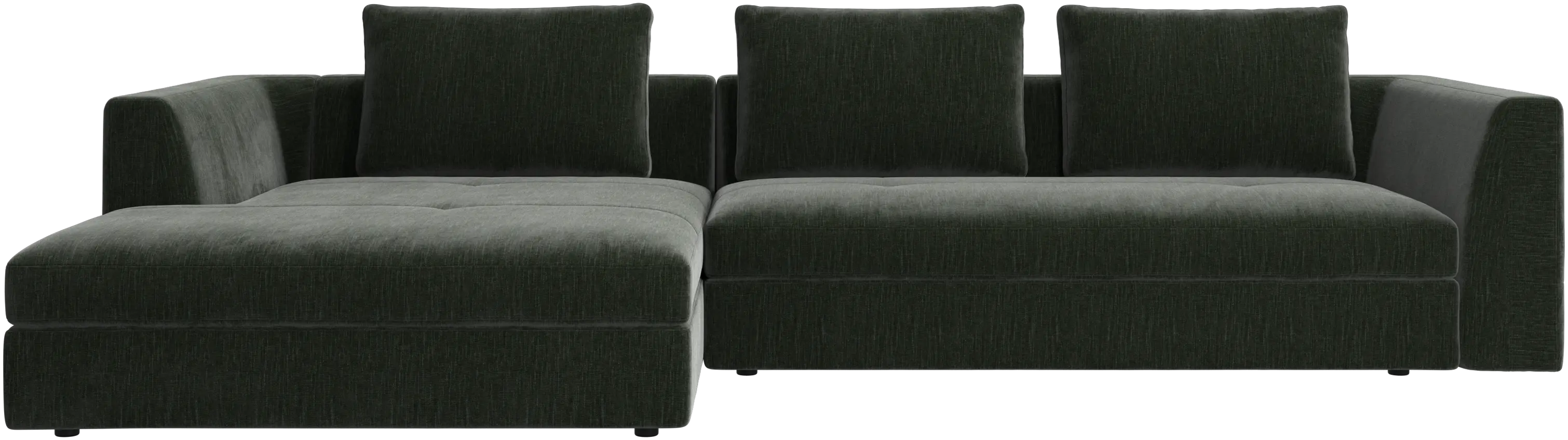 Bergamo sofa with resting unit