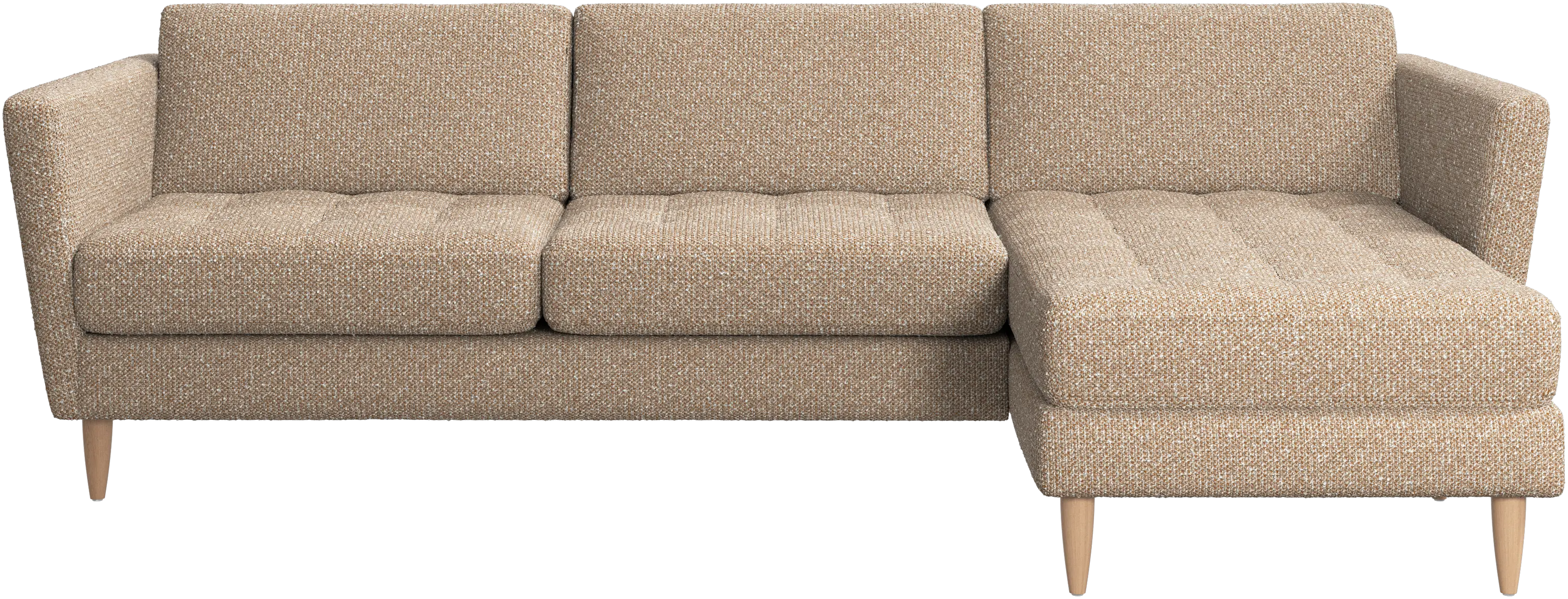 Osaka sofa with resting unit, tufted seat