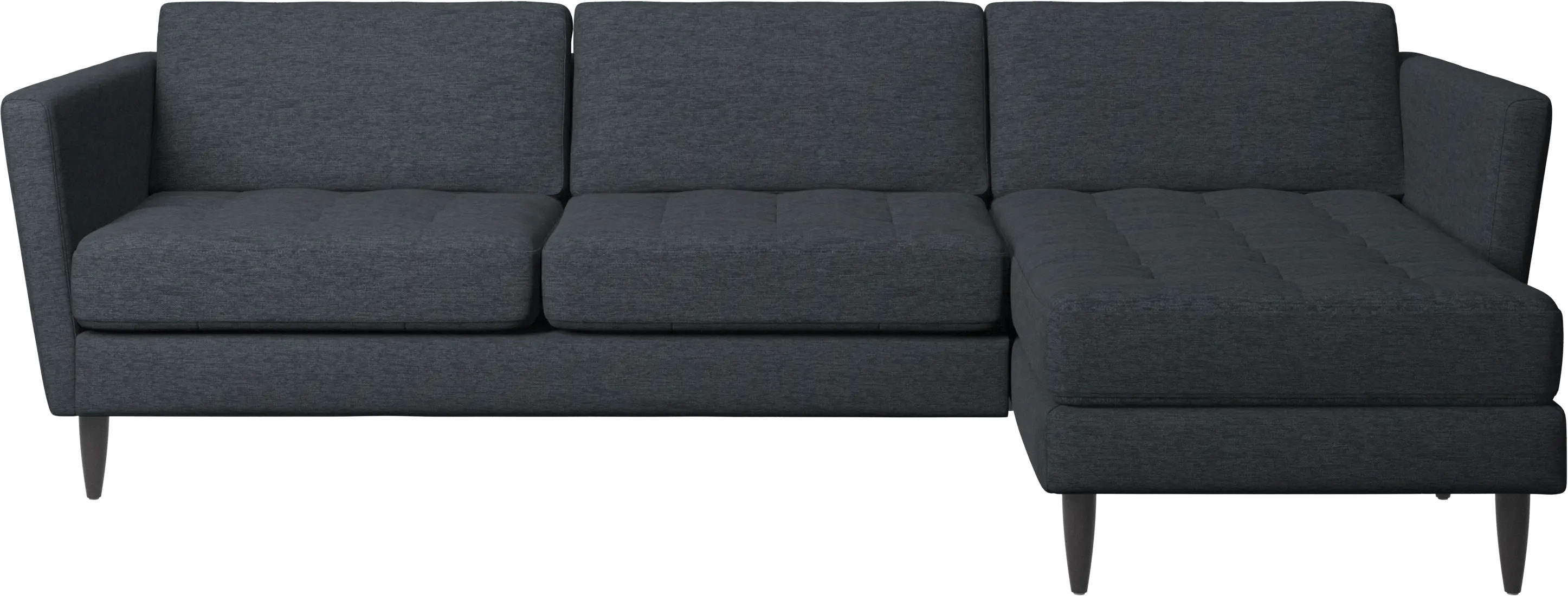 Osaka sofa with resting unit, tufted seat