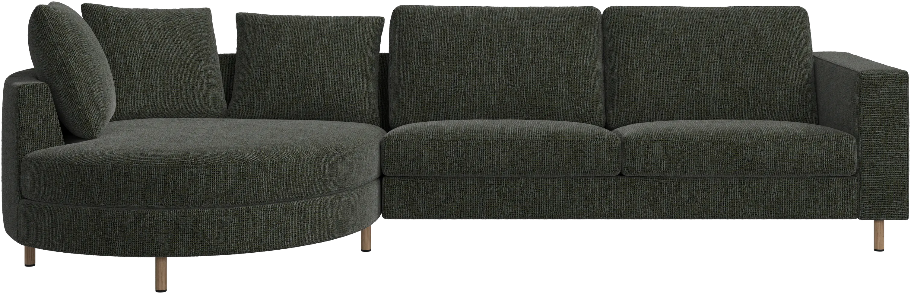 Indivi sofa with chaise longue left