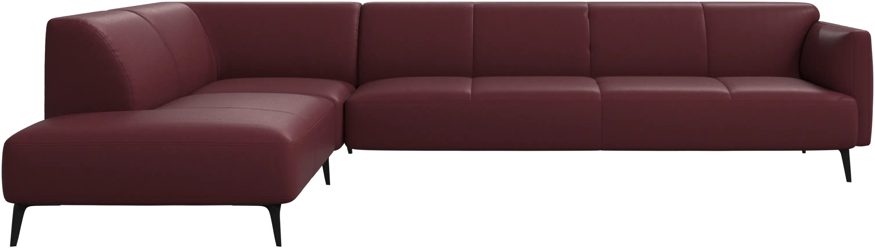 Modena corner sofa with lounging unit
