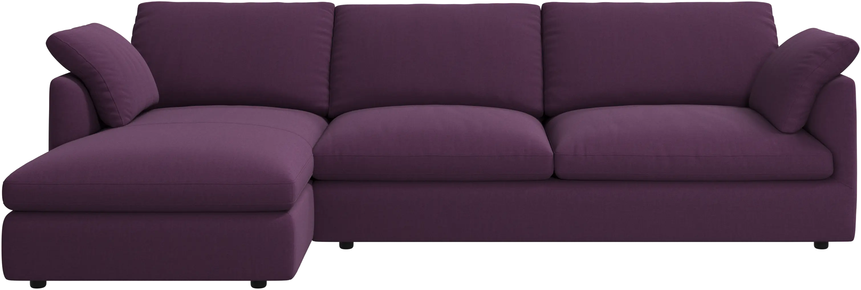 Milano sofa with chaise longue left