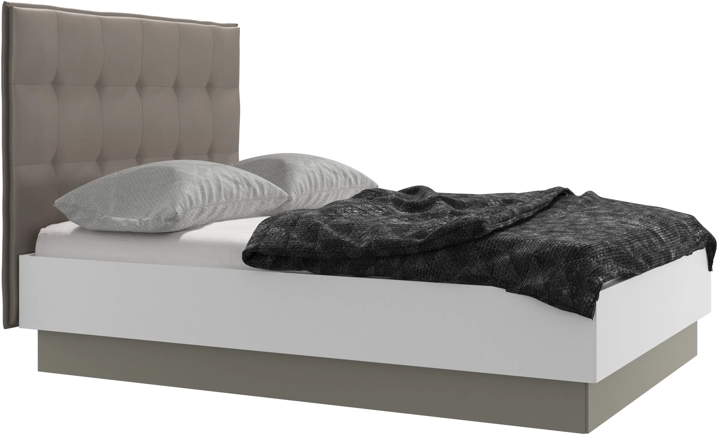 Cama com arrumação, excluindo colchão Lugano