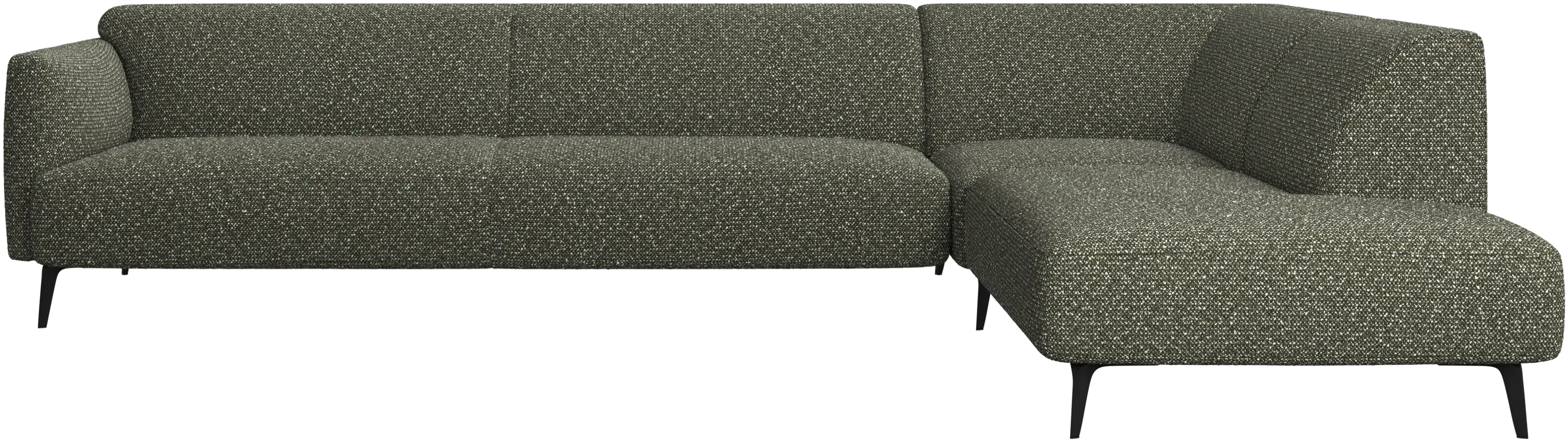 Modena corner sofa with lounging unit