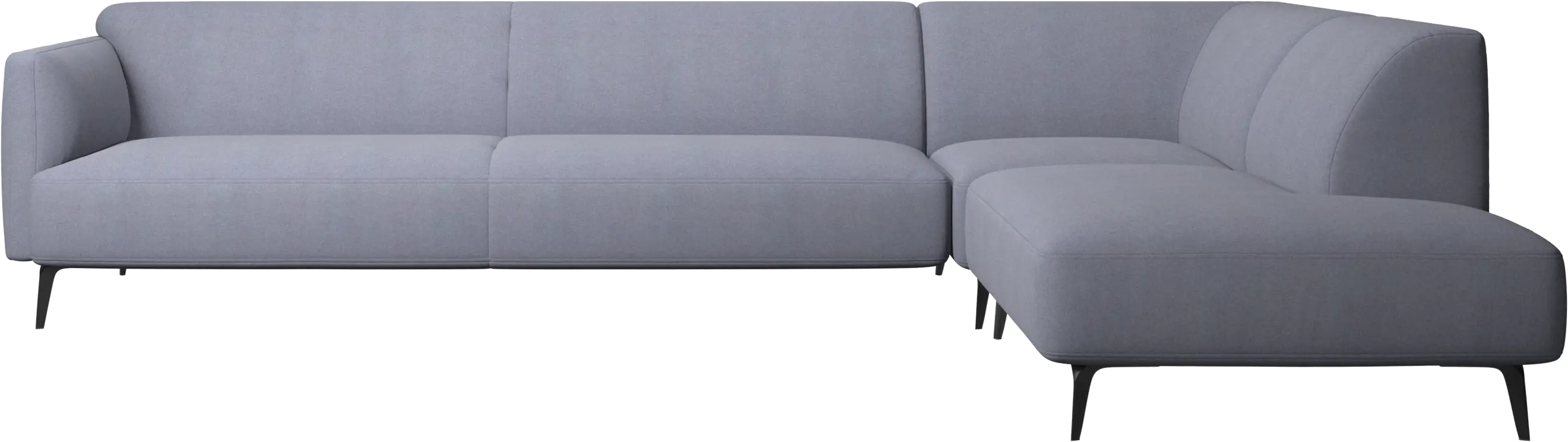 Modena corner sofa with lounging unit