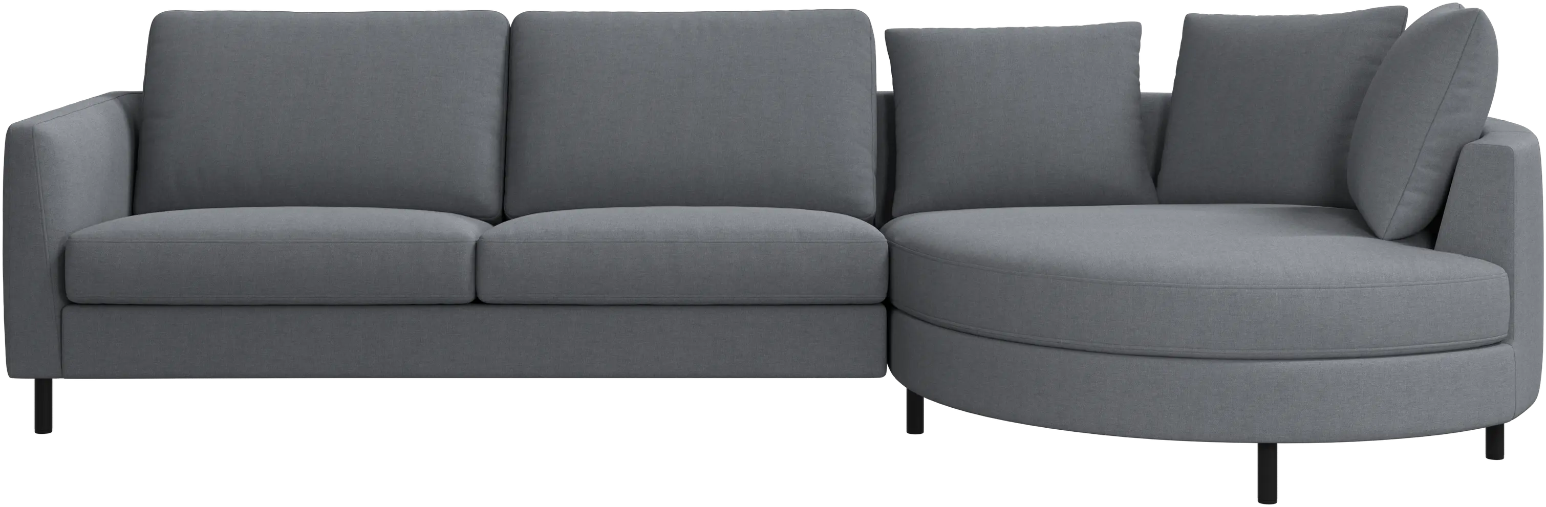 Sofá Indivi con módulo chaise-longue a la derecha