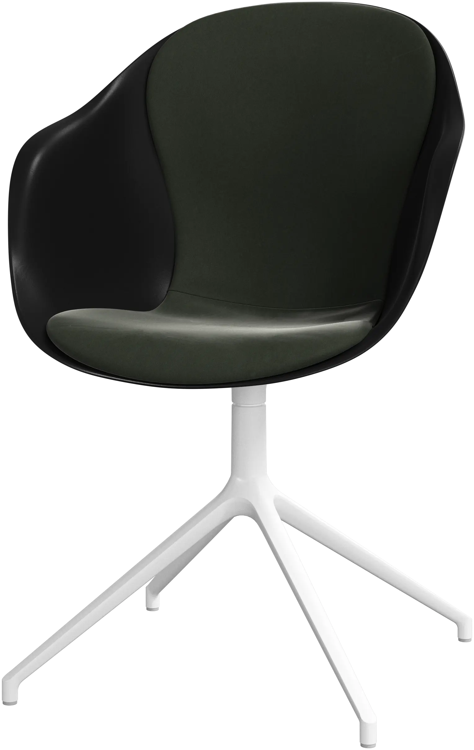 Chaise de salle à manger Adelaide avec fonction pivotante.