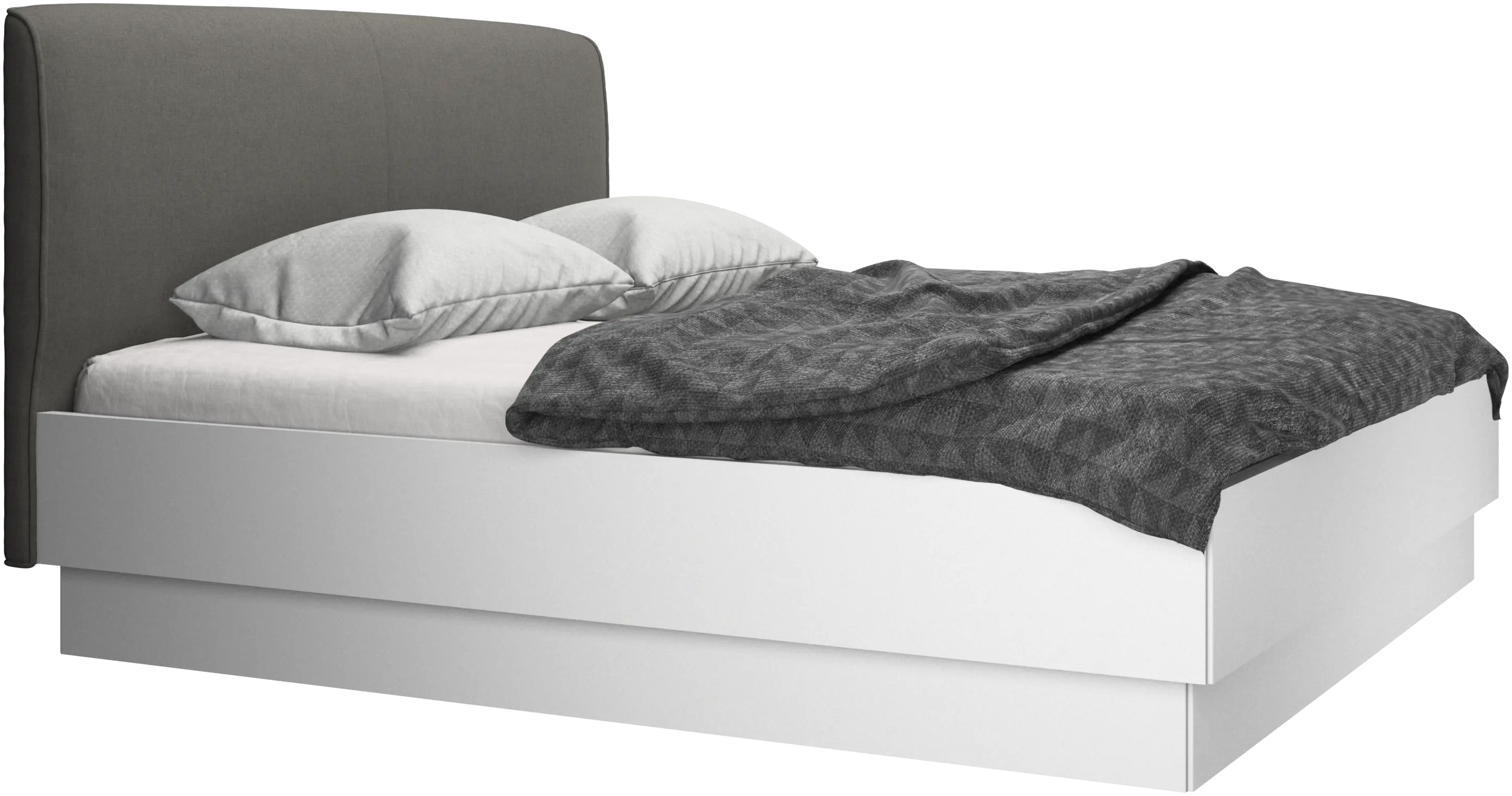 Houston, upholstered bed with storage