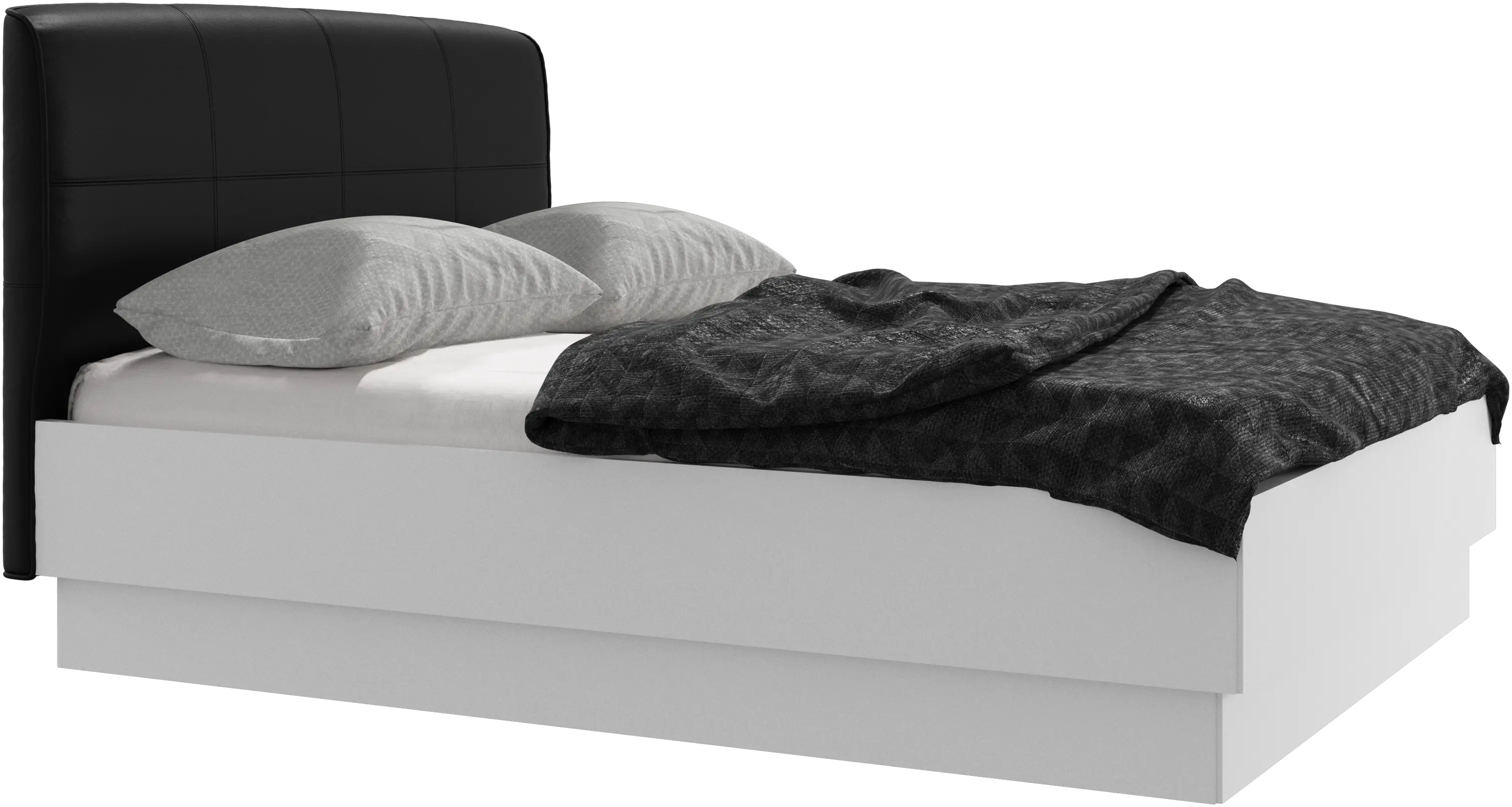 Houston, upholstered bed with storage