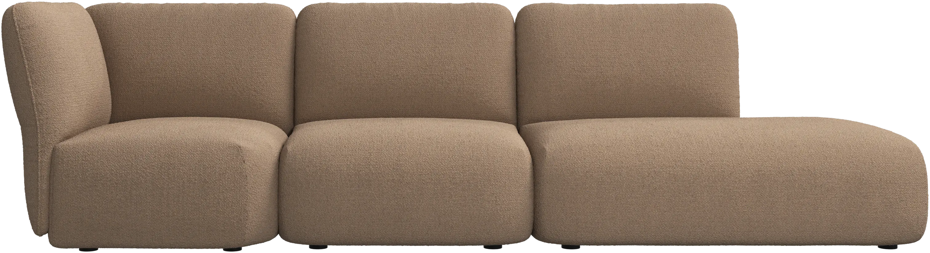 Paraggi sofa with lounging unit left