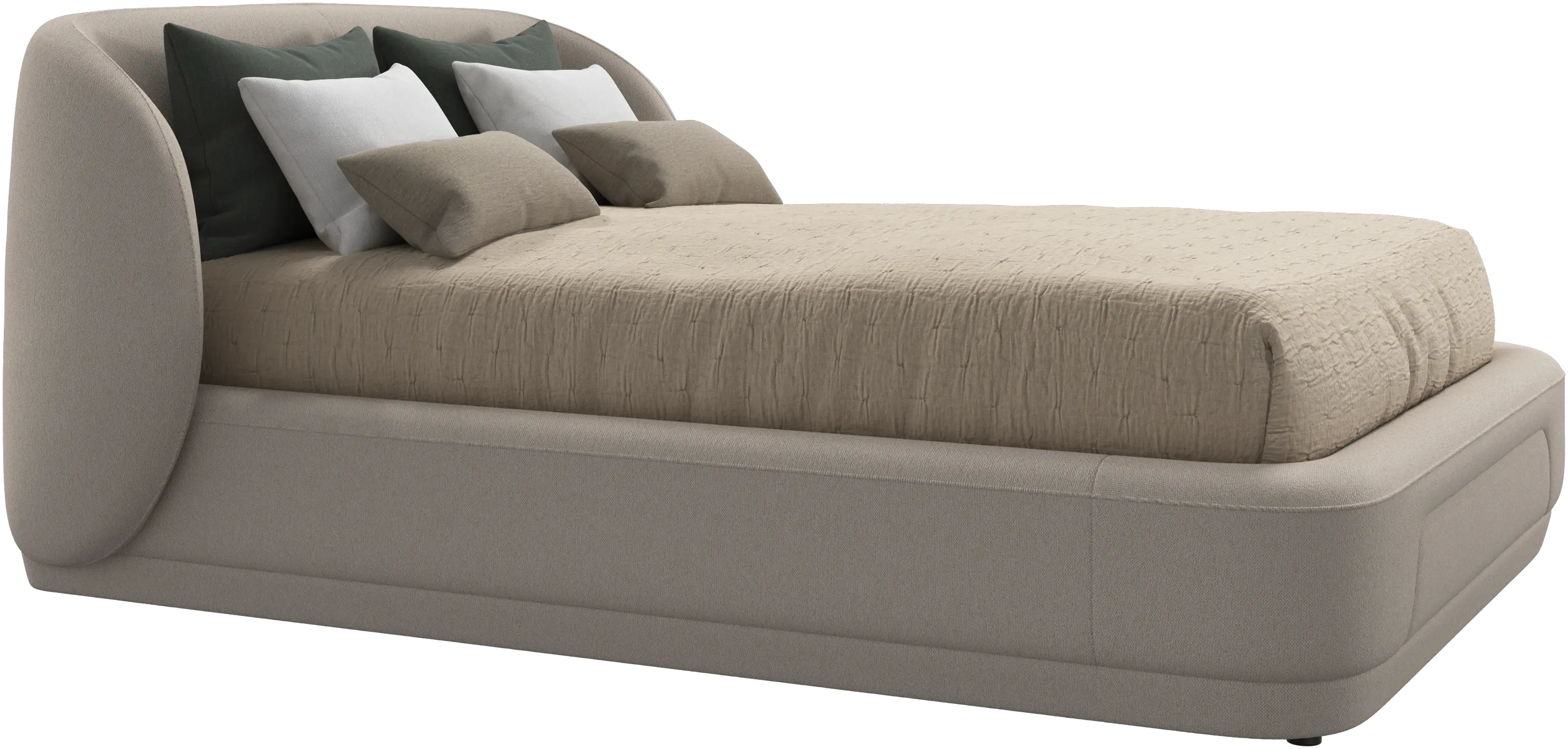Bolzano bed with slats - W140xL200cm