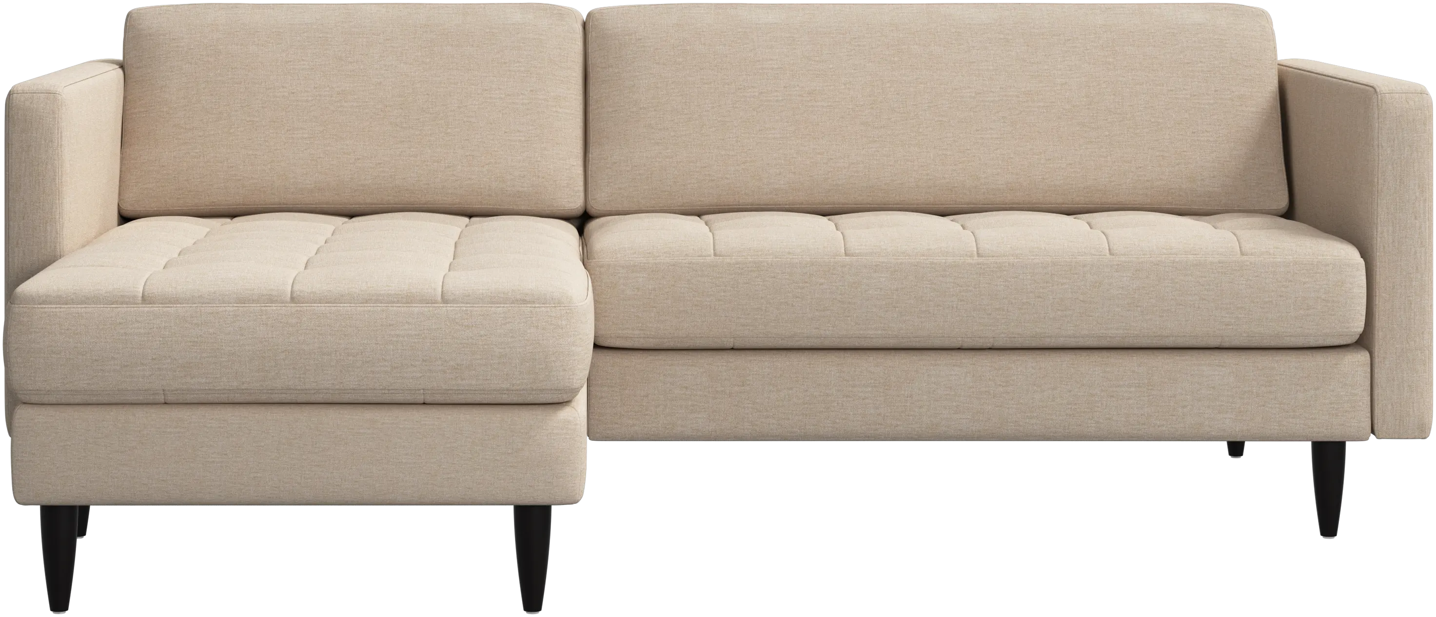 Osaka sofa with resting unit, tufted seat