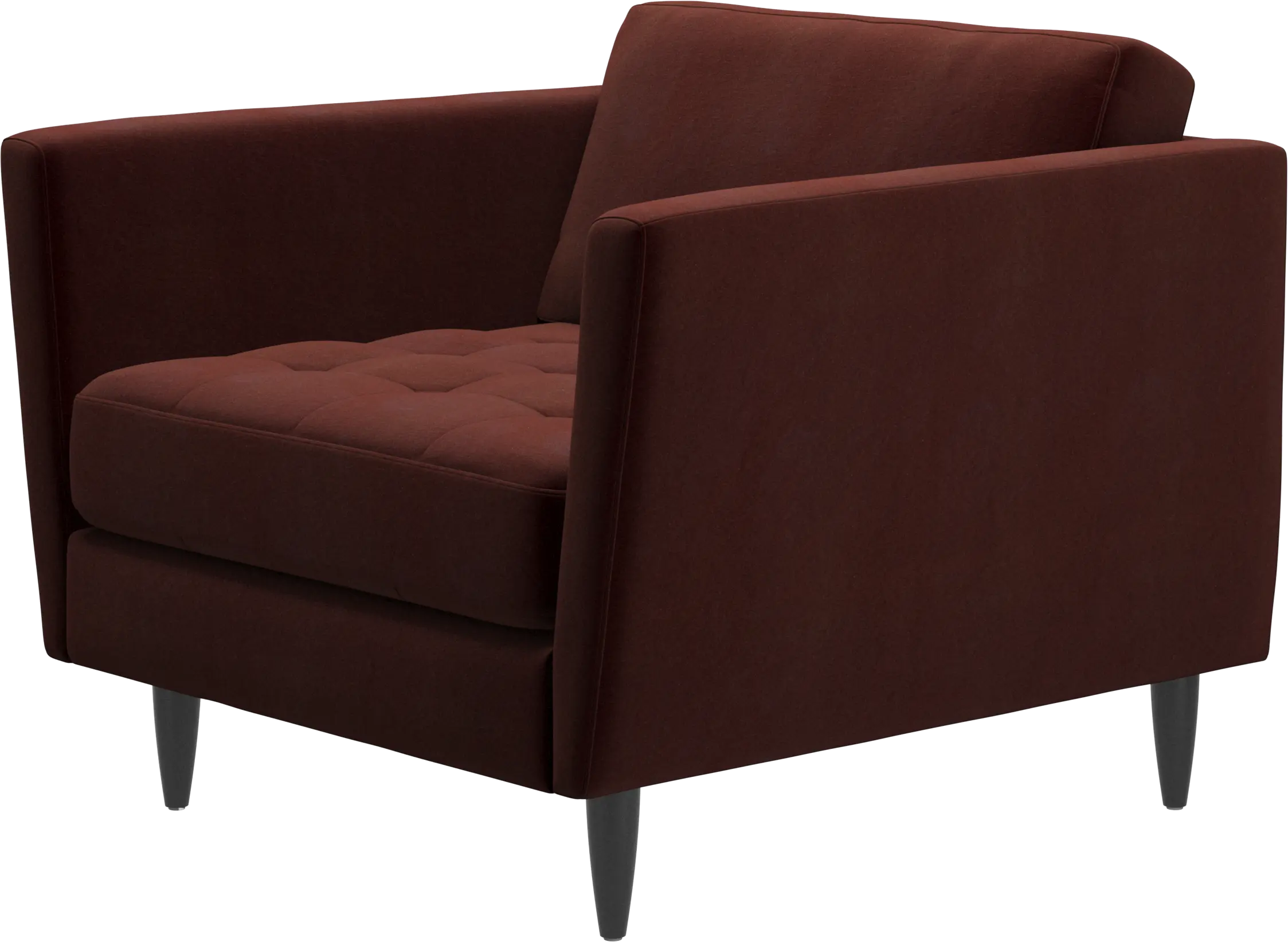 Osaka chair, tufted seat