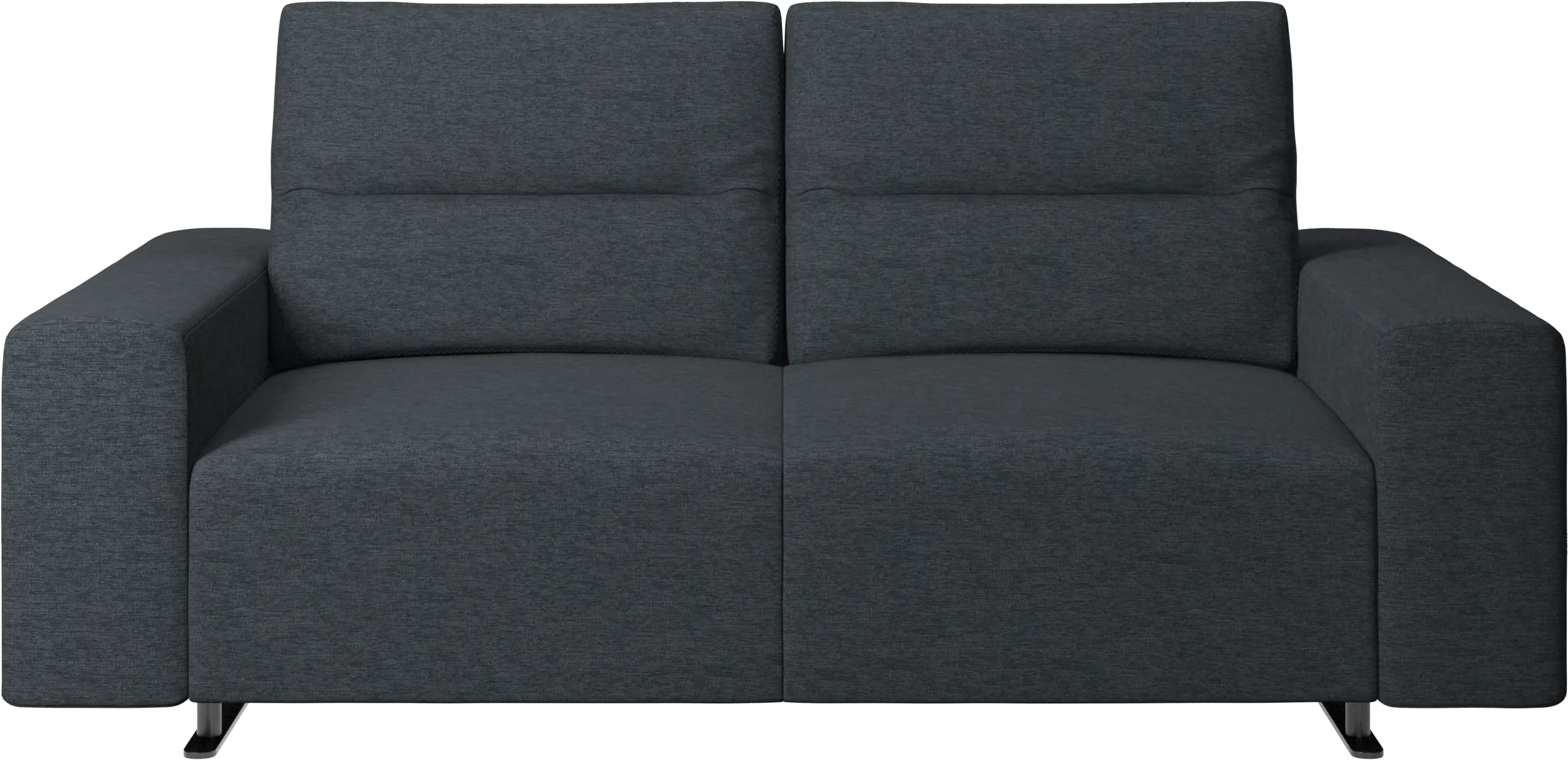 Hampton sofa with adjustable back and storage on the right side