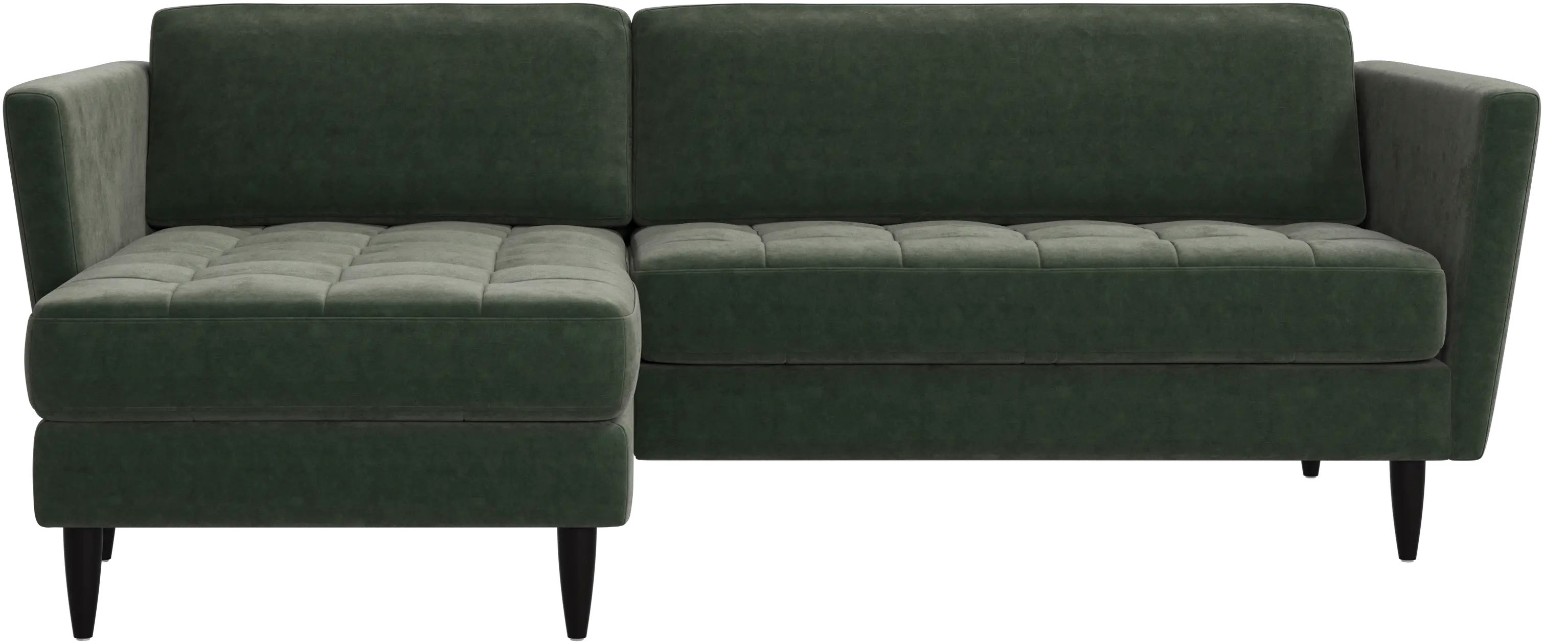 Osaka sofa with resting unit, tufted seat