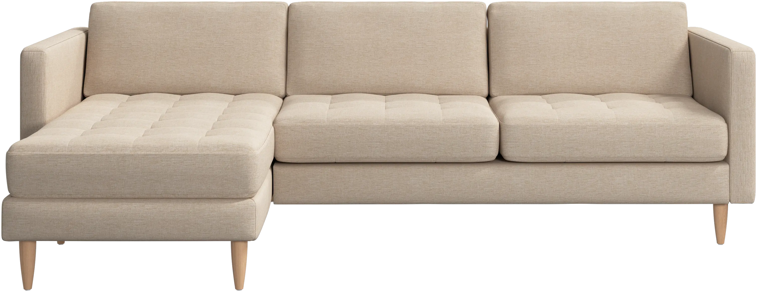 Osaka sofa with resting unit, tufted seat