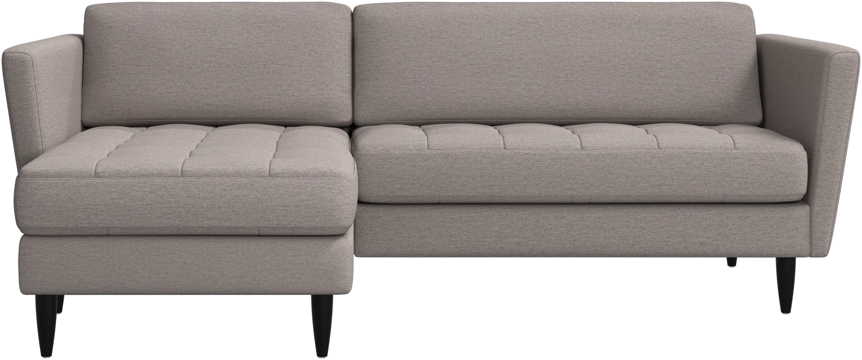Osaka sofa with resting unit, tufted seat