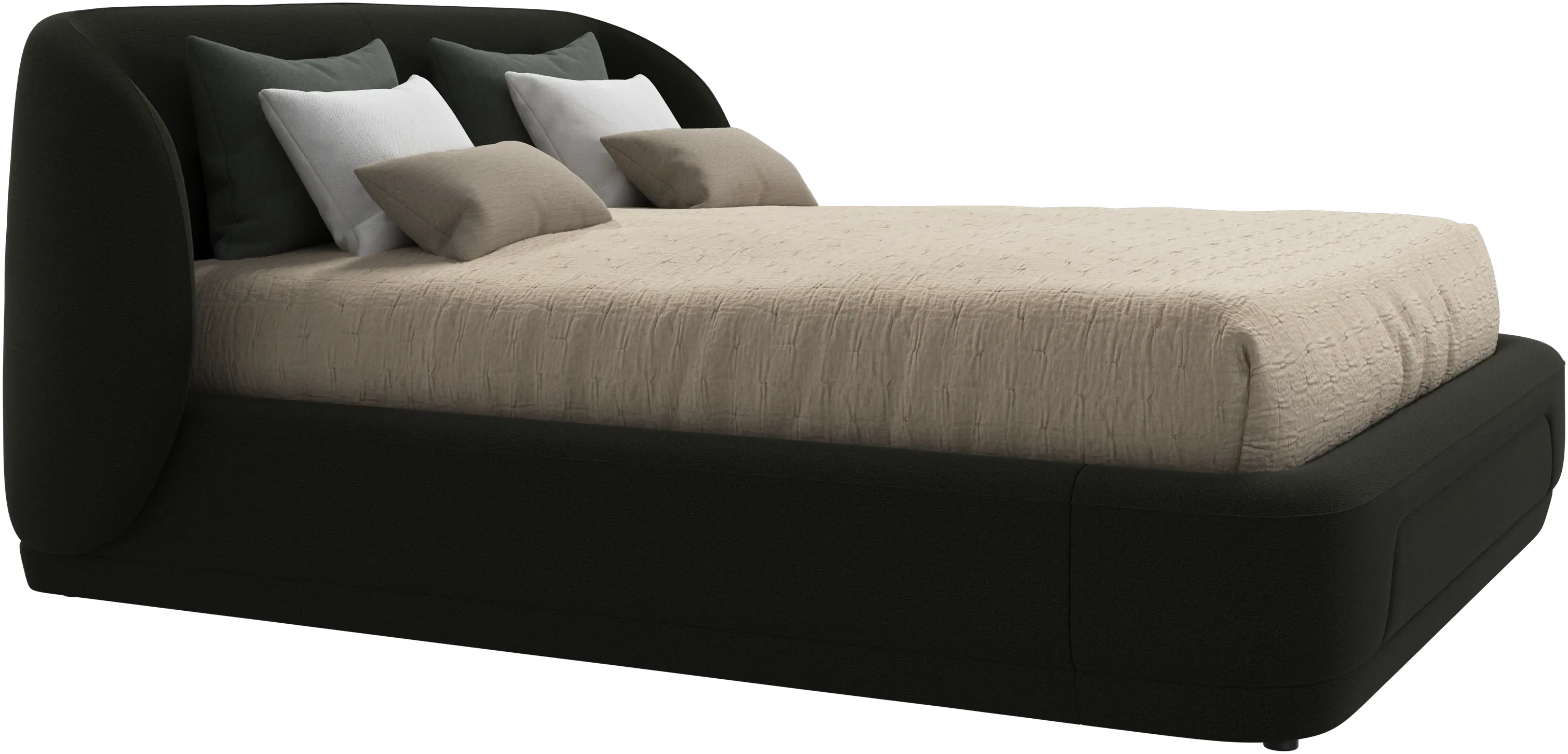 Bolzano bed with slats  - W152,5xL190cm