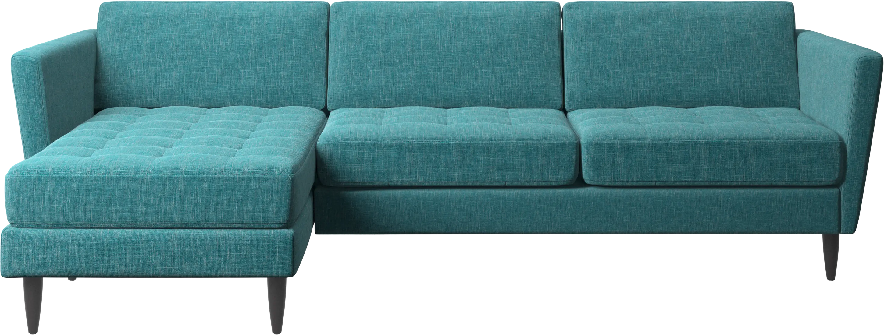 Osaka sofa with resting unit, tufted seat